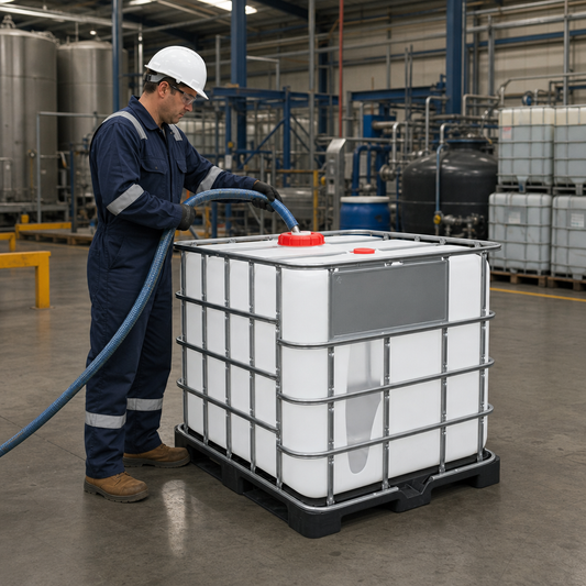 1000L IBC Container with CDS Dip-Tube – Hazardous Liquids (Ideal for AdBlue)