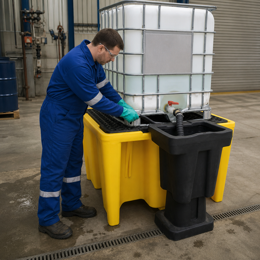 Drip Catcher Dispenser for Single IBC Bunds