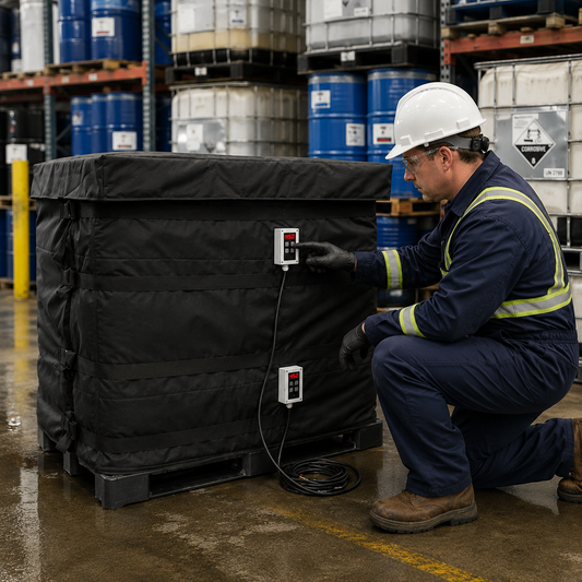1000L IBC Container Heater with Digital Controller for Efficient Fluid Heating