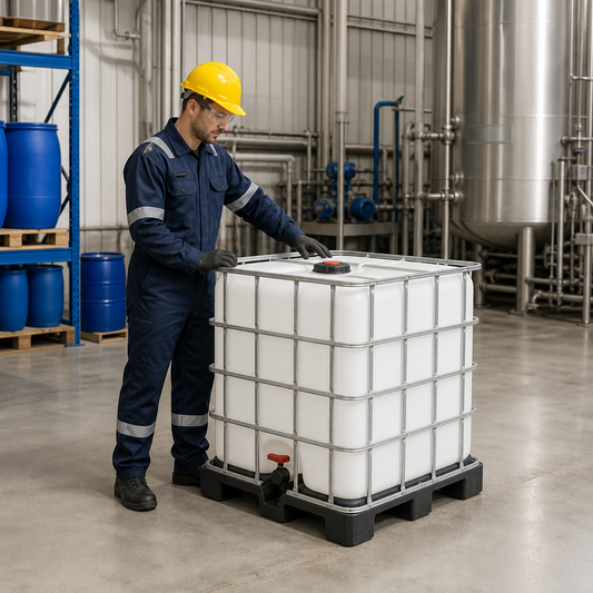 1000L IBC Container with Plastic Pallet – Eco Range, UN Approved