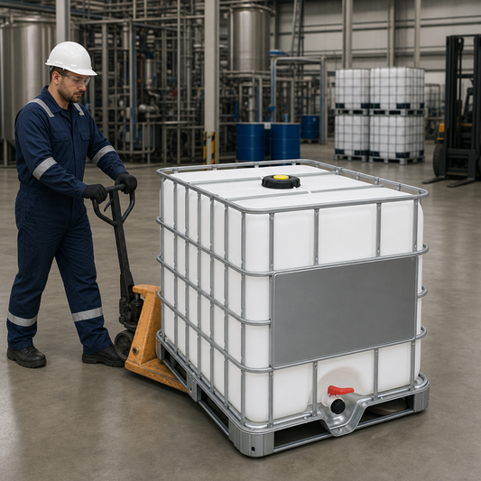 1000L IBC Container with Steel Pallet – Hazardous Liquids, UN Approved