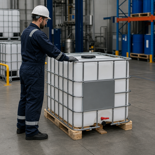 1000L UN Approved IBC Container with Timber Pallet – Eco Range