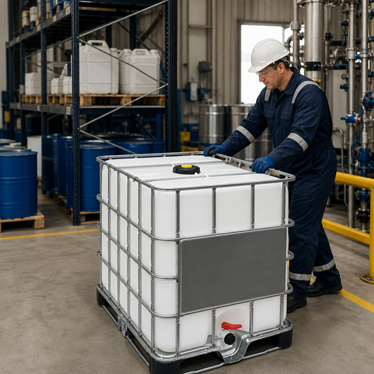 1000L IBC Container with Steel Pallet – Eco Range, UN Approved