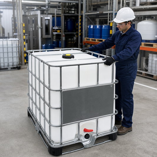 1000L IBC Container with Steel Pallet – Eco Range, UN Approved