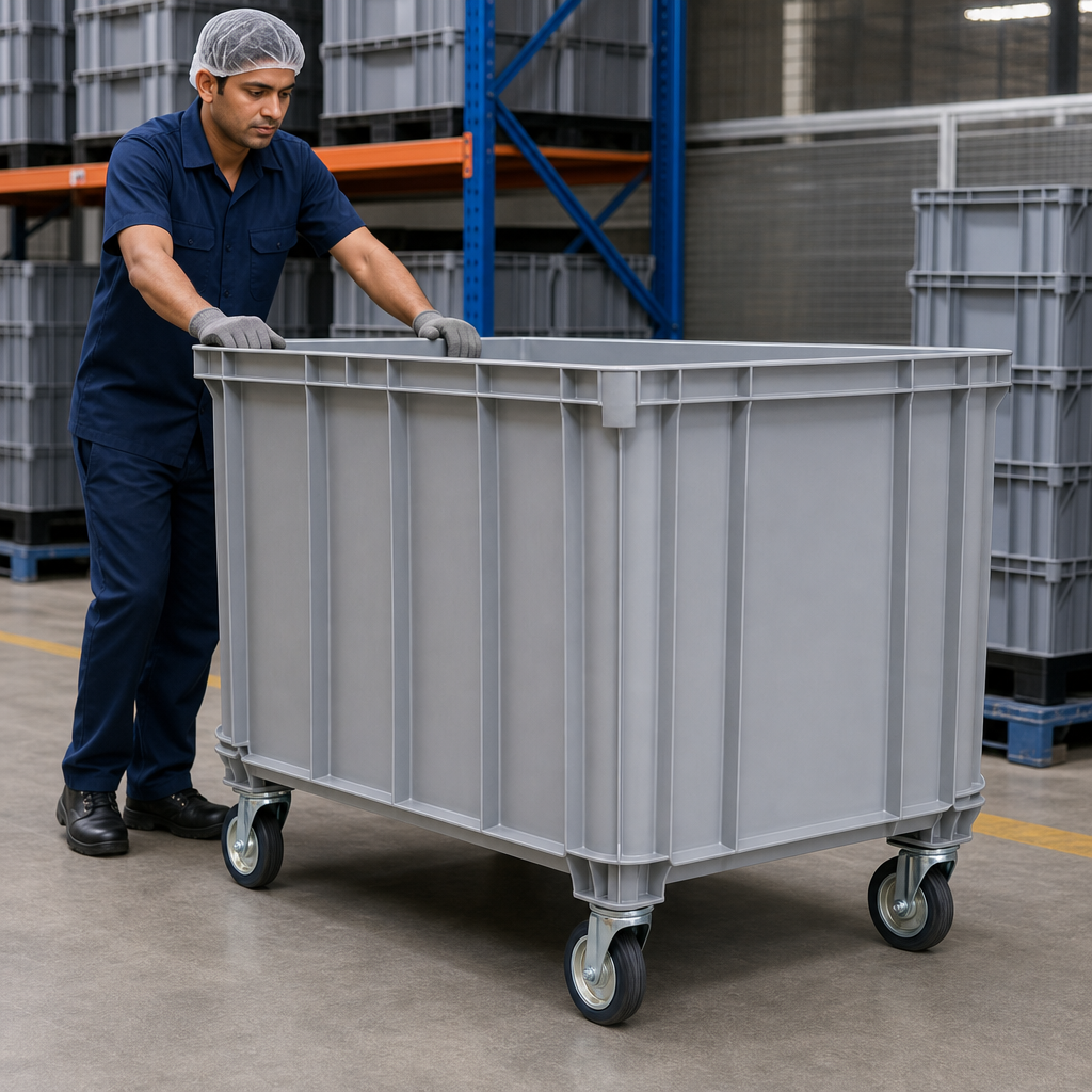 Castor Wheels for 500L Storage Bins