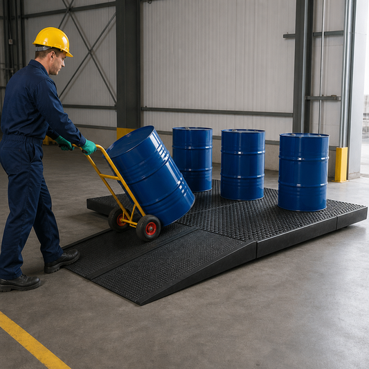 Heavy Duty PE Access Ramp for Containment Flooring