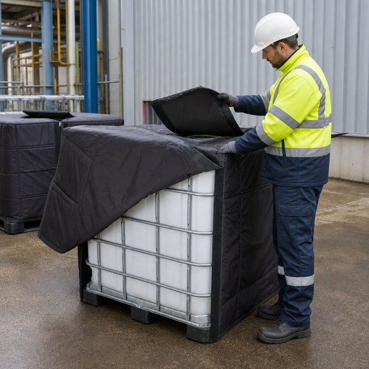 Insulated IBC Cover for 1000L Containers