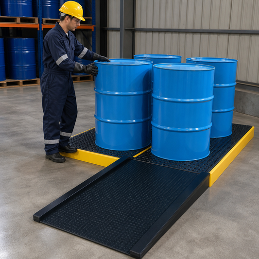 PE Containment Flooring for Spill Protection in Work Environments - 2700kg Load Capacity