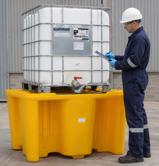 Single IBC Bund for Spill-Free Environments