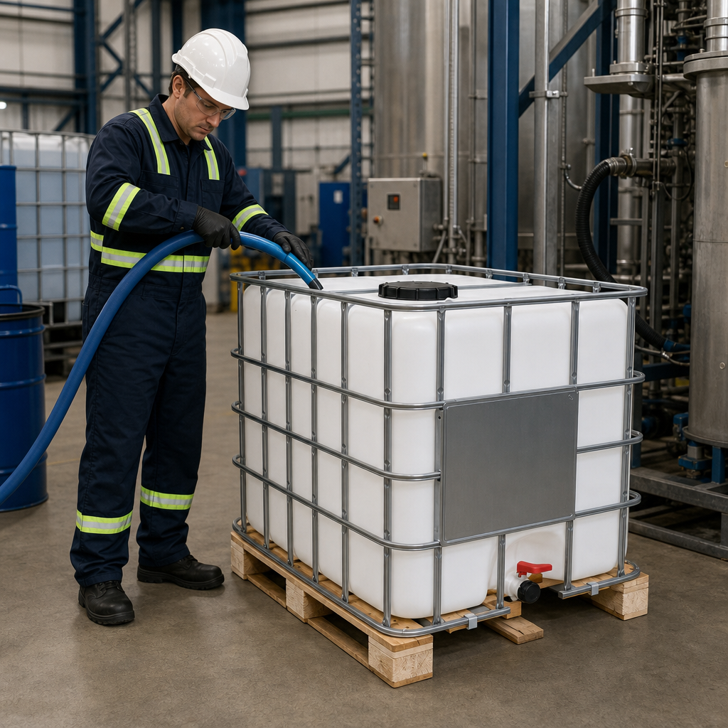Standard 1000L Rebottled IBC for Non-Hazardous Liquids