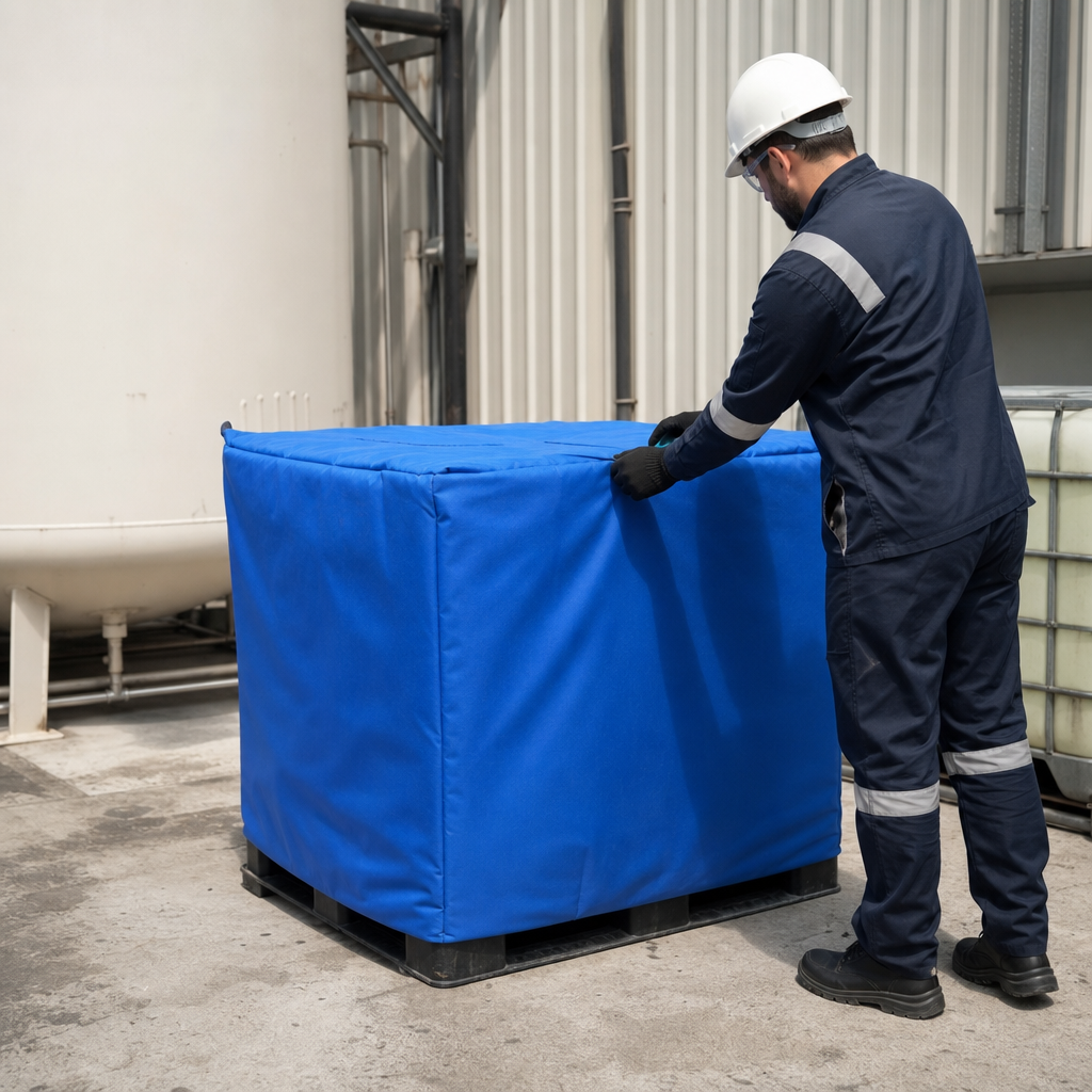 Weatherproof Insulated Cover for 1000L IBC Tanks