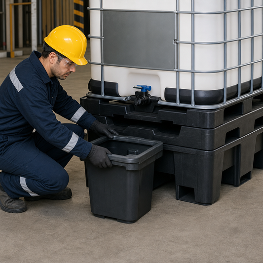 Dispenser Tray for Stackable Single IBC Bunds