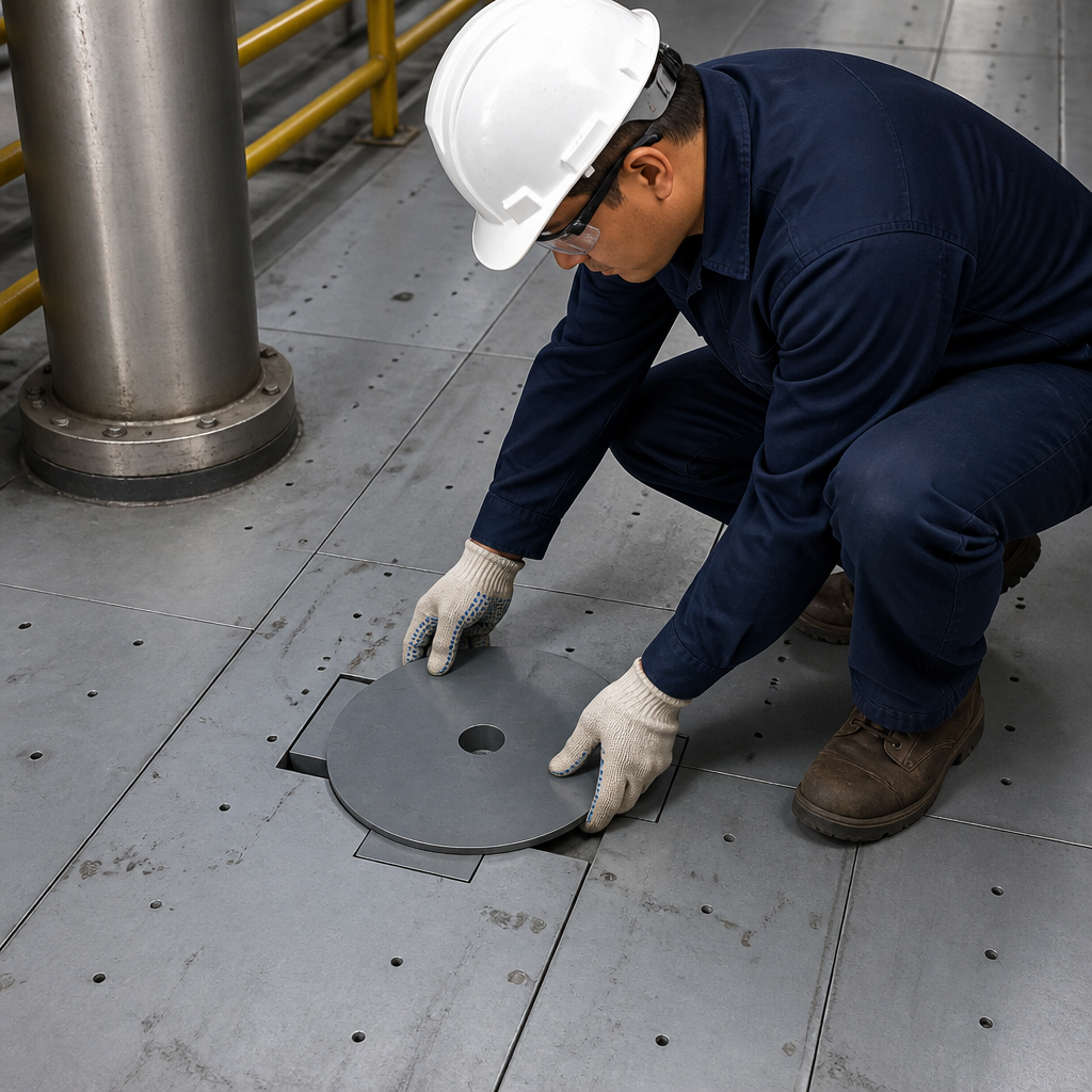 Containment Flooring Connector Kit for Work Floor Assembly